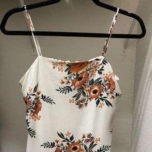White Floral Dress